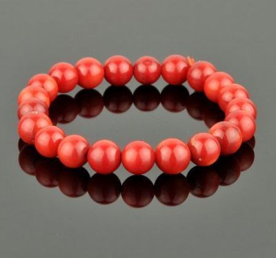 Браслет Коралл "Классика №10" арт. бНКО-1(10)-18-6