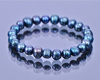 Браслет Жемчуг "Классика №8" арт. бНЖМ-1(8)-17-2-8