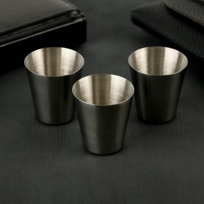 Подарочный набор "Медведь", фляжка 210 мл, стопки 3 шт