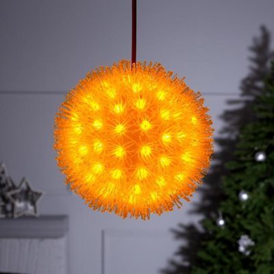 Светодиодная фигура «Ёжик» 18 см, пластик, 220 В, свечение жёлтое