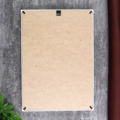 Фоторамка пластик L-3 21х30 см, белый, с небьющимся стеклом