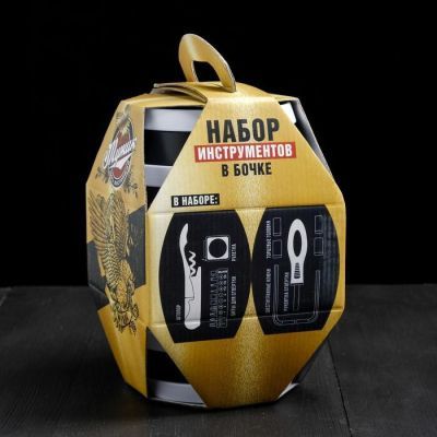 Набор инструментов в бочке "Мужик", 19 предметов