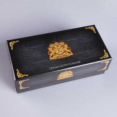 Трубка "Командор" классическая, с ребром на мундштуке,  15 см