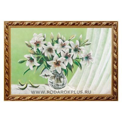 Натюрморт "Лилии" багет №44 (40х60 см)
