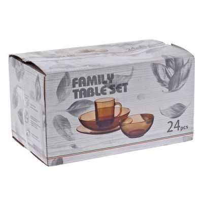 Набор столовый «Русский узор», 24 предмета