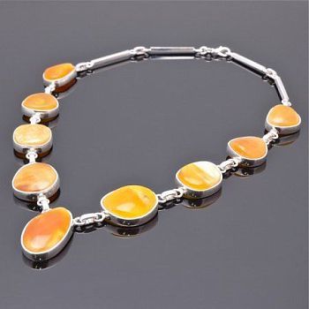 Колье Янтарь "Балтийская осень" арт. ЯК-1421