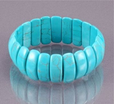 Браслет прес.Бирюза "Лилу" арт. бПБР-3(22-7)-17-3