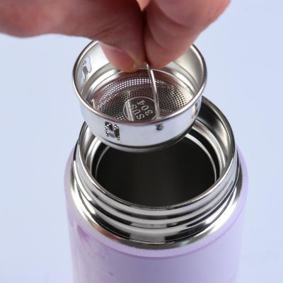 Термос "Мастер К." 500 мл, с ситом, сохраняет тепло 12 ч, сиреневый