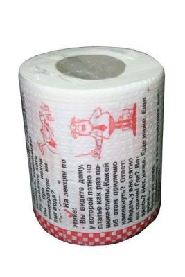 Туалетная бумага с анекдотами