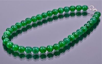 Бусы Кошачий Глаз "Цветоморфозы" арт. НКГ-1(12)-45-5