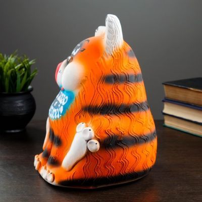 Копилка "Кот Рыжик" 28см МИКС