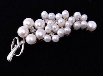 Брошь "Лоза" бшНЖМ-004