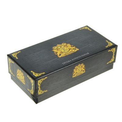 Трубка "Командор", голова льва на раструбе, 14 см