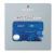 Victorinox Swiss Card Lite Blue translucent Набор (арт. - 0.7322.T2)
