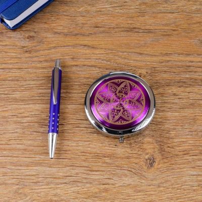 Набор подарочный 2в1 (ручка, зеркало) микс