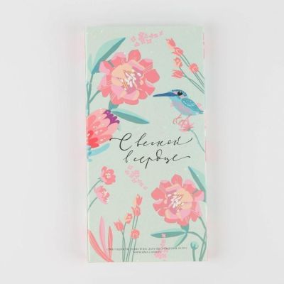 Подарочный набор планинг мини, ручка и мыло-шоколад «Весна в сердце»