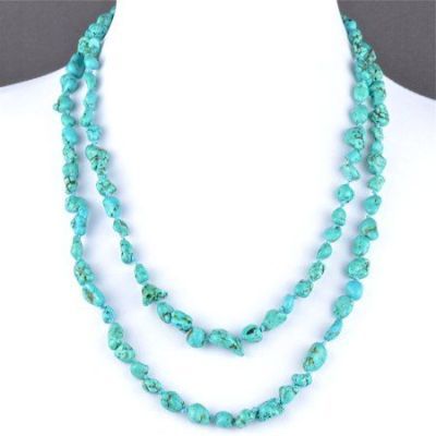 Бусы Прес. Бирюза "Настроение" арт.П3474