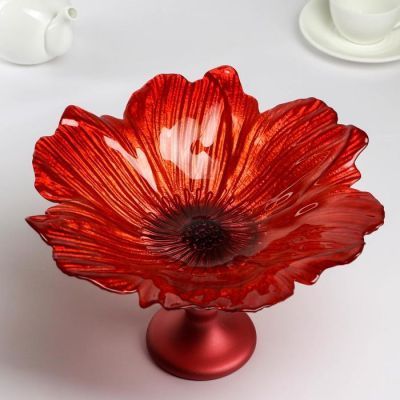 Блюдо сервировочное на ножке «Маки», d=30 см
