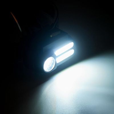 Фонарь налобный аккумуляторный, серия: "Мастер К", 4 режима, 4 х 8 см, USB
