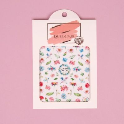 Наклейки для ногтей «Цветы»