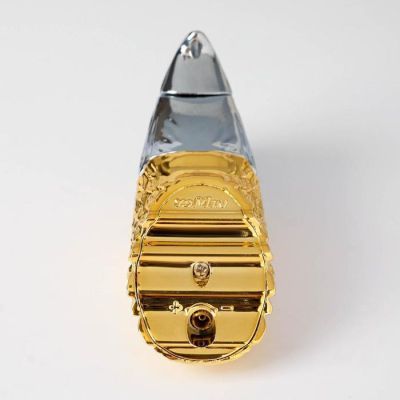 Зажигалка газовая "Сокол", 7.7х2.6 см, золото