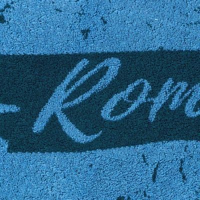 Полотенце именное махровое Этель "Роман" синий, 50х90см, 100% хлопок, 420гр/м2