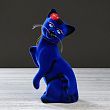Копилка "Кошка Лапушка", покрытие флок, 26 см, микс