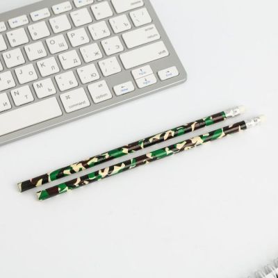 Канцелярский набор «День настоящих героев», ластики 2 шт, блокнот, карандаши 2шт