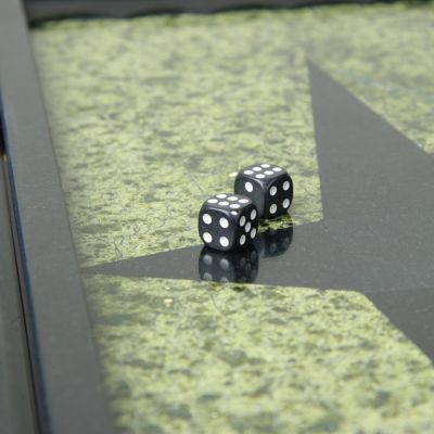 Нарды, с двухсторонней флорентийской мозаикой,  45х52х3 см, змеевик