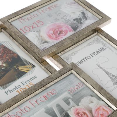 Фоторамка "Бронза" 29х45 см на 6 фото 10х15 см