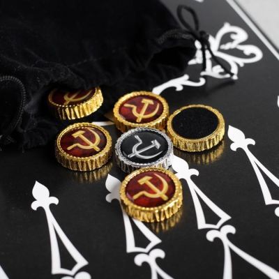 Нарды в мешочке с полем «ВДВ», 13 х 20 см