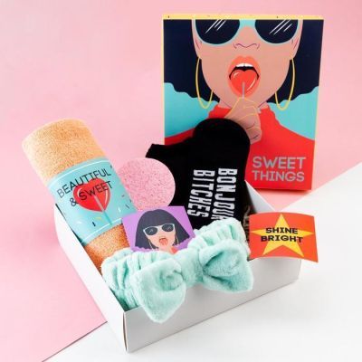 Набор подарочный "Sweet things" полотенце и акс