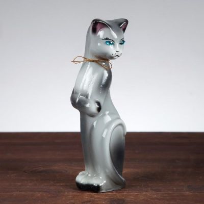 Копилка "Багирка с лапкой", серый цвет, 27 см