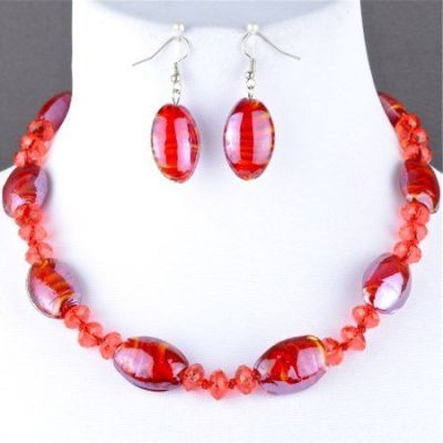 Комплект Муранское стекло  "Заркана" артКП139