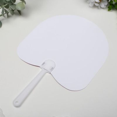 Веер-опахало "Красные розы - Rose" 21х13 см