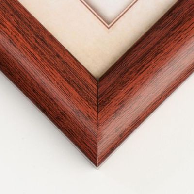 Фоторамка пластик "Гамма" 10х15 см каштан