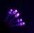 Гирлянда уличная "Бахрома" (Ш:4 м, В:0,6 м, нить силикон, фиолет)