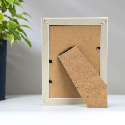 Фоторамка пластик 9х13 см "Серо-чёрная древесина" 15,2х11,2х0,9 см