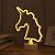 Светильник неоновый "Голова единорога"