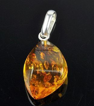 Кулон Янтарь "Золотой дождь" арт.ЯК-140