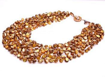 Колье Перламутр "Каскад" арт.П3190