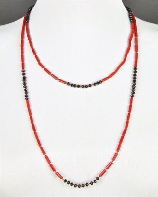 Бусы Коралл, хрусталь "Астро" арт. П2415