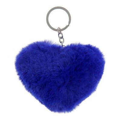 Брелок меховой "Сердечко"
