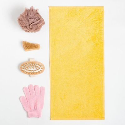 Подарочный набор "Расслабься" полотенце 30х60 см и банные акс.