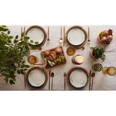 Скатерть "Этель" Незабудки 149х180см, 100% хл, саржа 190 г/м2