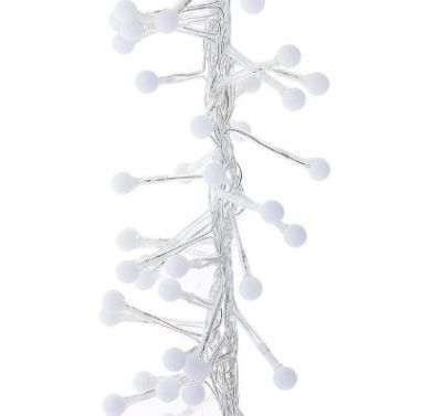 Гирлянда "Метраж" уличная (Мишура шарики Д:3 м., зелёный)