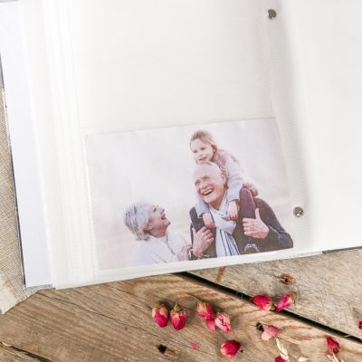 Фотоальбом на 200 фото 10х15 см "Замки-2" МИКС