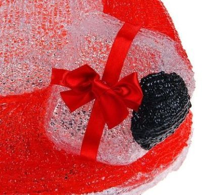 Фигура акрил. "Дед мороз" (32,5х27х40 см.)