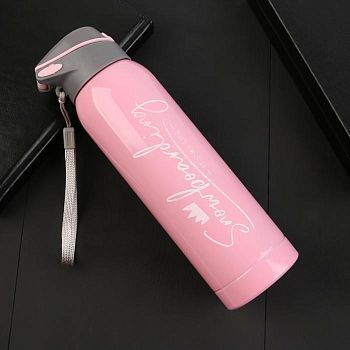 Термос с поильником "Snowboarding", 500 мл, сохраняет тепло 12 ч