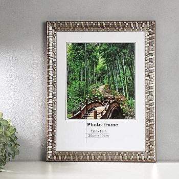 Фоторамка пластик 30х40 см "Золотая кладка" 45х35х2,3 см